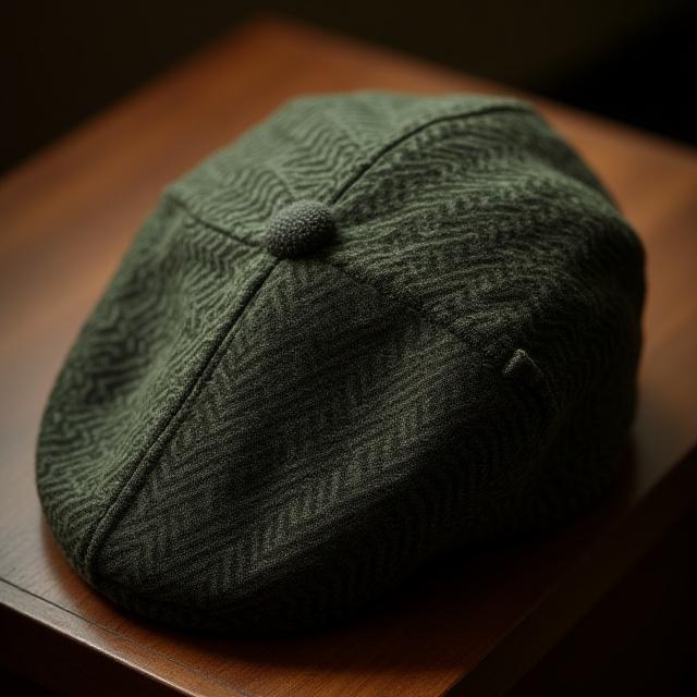 Coppola in tweed cucita a mano